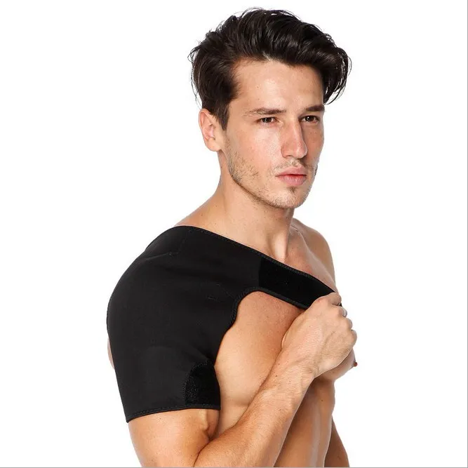 Adjustable Shoulder Support Brace pad Belt Band Strap Wrap Neoprene Shoulder Compression Sleeves Back Brace Guard