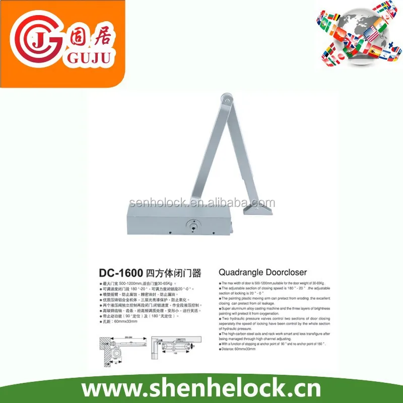 aluminum hot selling Door Closer exw OEM factory door accessory closer