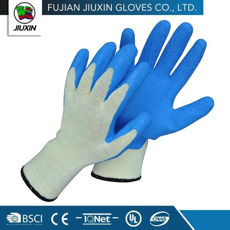 2023 High quality cutting labour polyester industrial security coated gloves scrub glove esd safty nitrile latex gloves for work