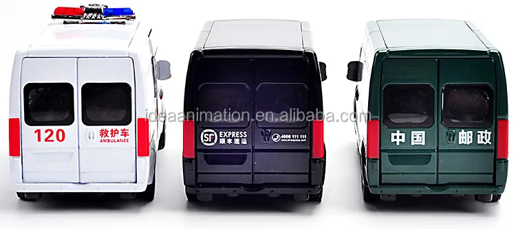 Custom Made Diecast 1/60 Metal Postal Service Toy Truck Car Manufacturer