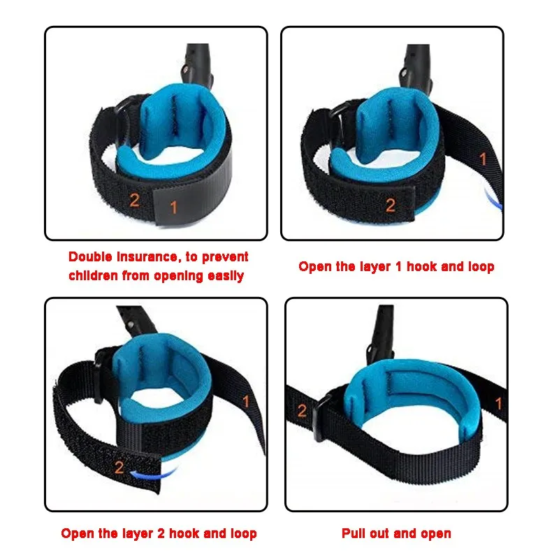 2019 Лучшие продажи ребенка анти-потерянный защитный зажим для запястий безопасности ребенка поводок для прогулок с ручным ремнем