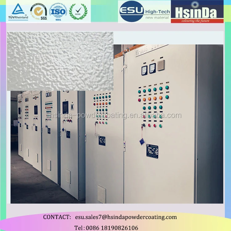 RAL7032 RAL7035 RAL7042 Grey Texture Hybrid Thermosetting Powder Coating Paint for Metal Furniture  Electrical Enclosures