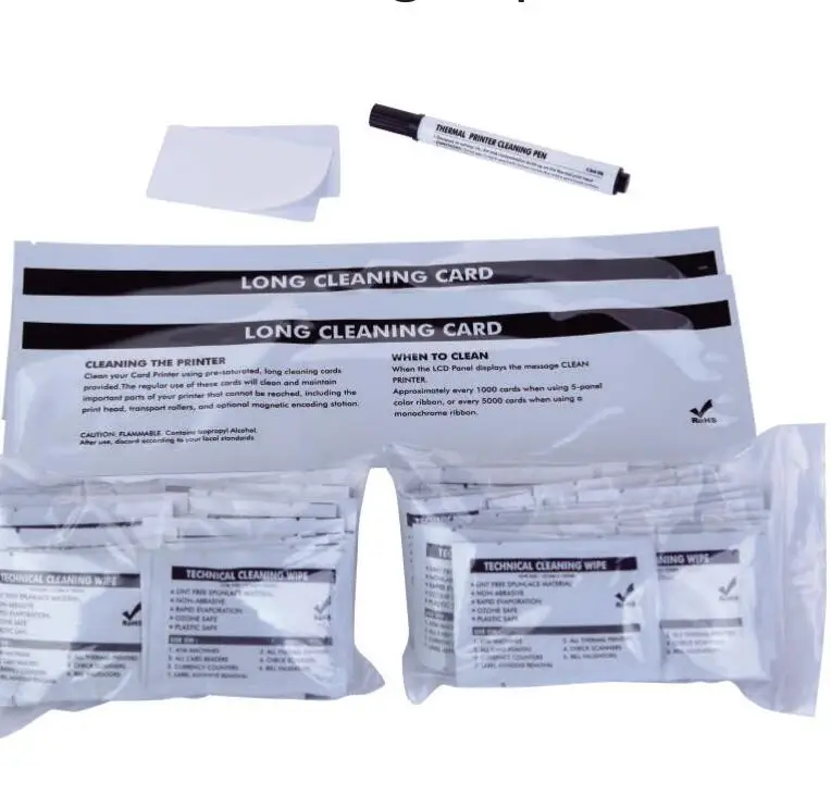 Shenzhen Cleaning Card Manufacturer For Evolis A5002 primacy advanced cleaning kit