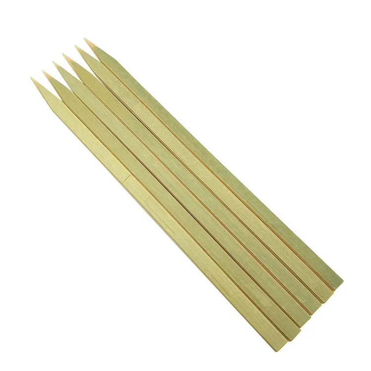 Bamboo square piece flat craft sticks flat bamboo sticks Cheap price