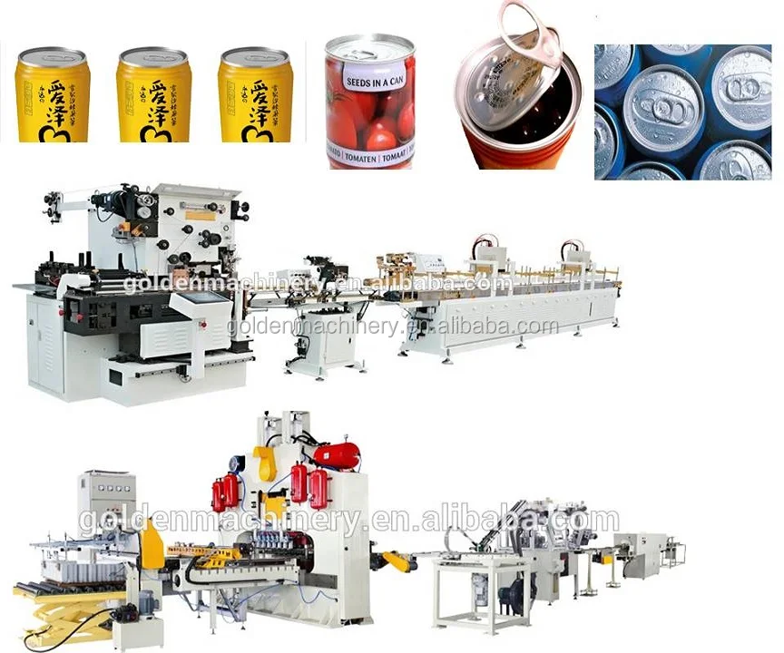 Automatic 3 Piece Red Bull energy drink/Beverage tin can making machine complete production line