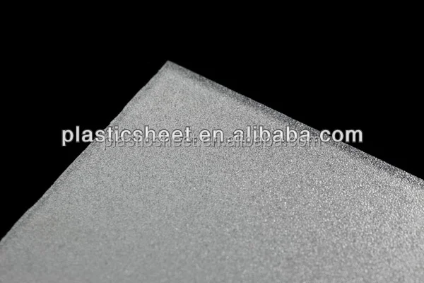 LED panel lighting 1.5mm 60x60 PS plastic light diffuser sheet