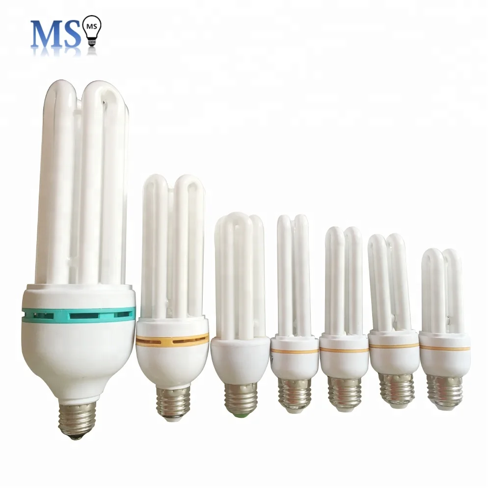 Straight 2u shape lamp E27 18w 2u cfl bulb