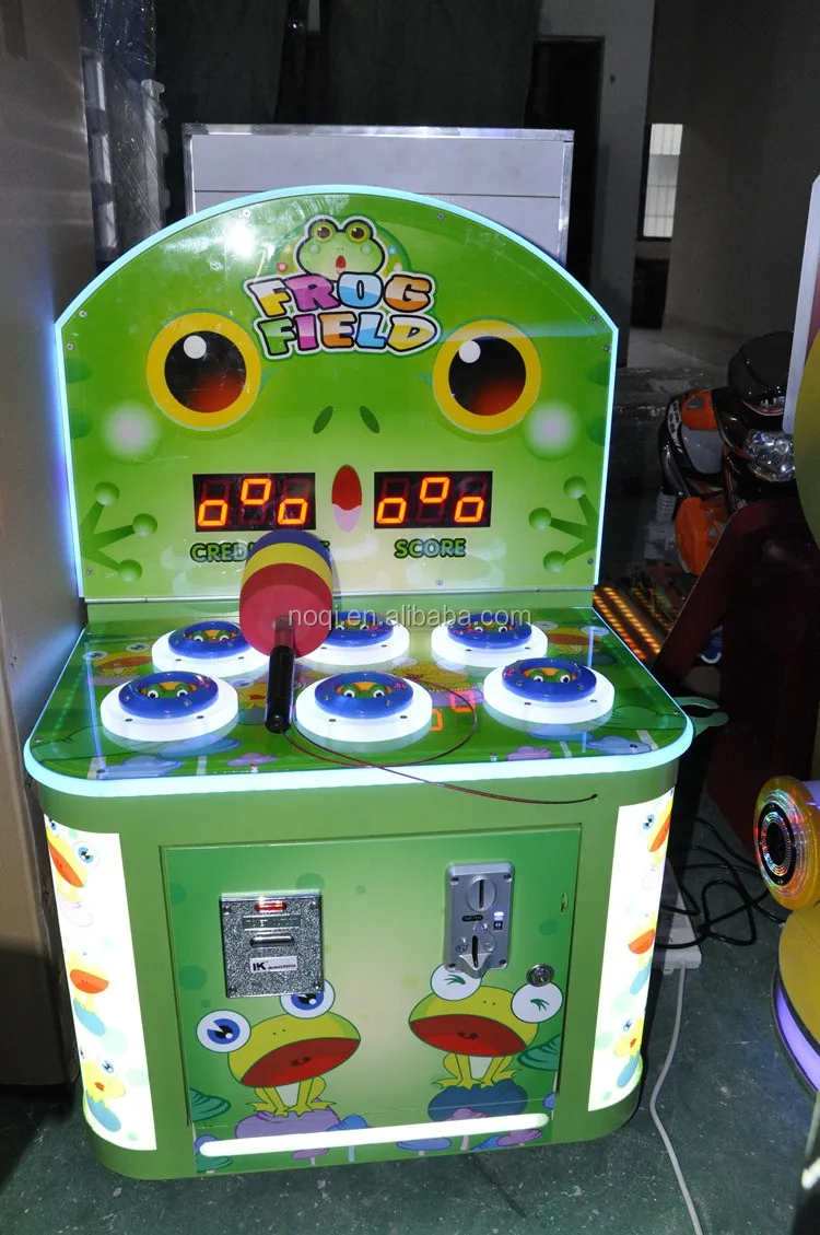 NQT-E03 coin operated hitting redemption crazy frog lottery game machine