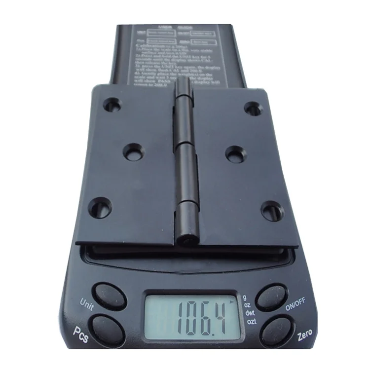 New Arrival 3 Inch Black Carbon Steel Butt Hinges HG11104 Door & Window Hinges with Black Painted Wooden Door & Window Hinges