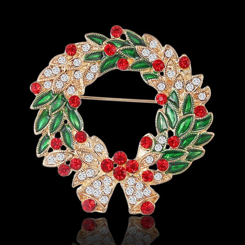 Christmas stocking holiday lapel pin christmas brooch