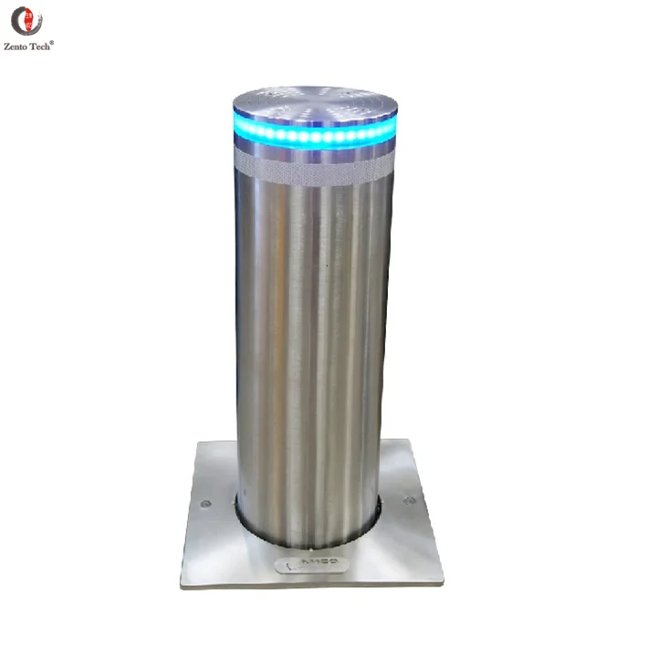 Zento Manufacture K4 K6  Retractable removable traffic  Road Blocker Automatic Hydraulic Road Bollard