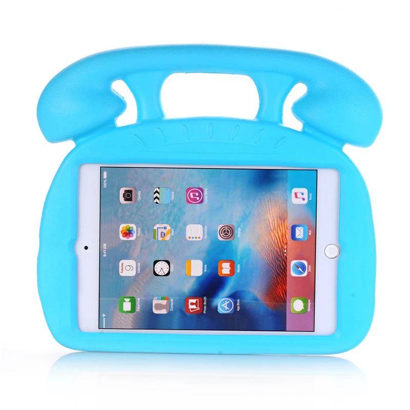 Portable Telephone Design EVA Rubber Tablet Case for iPad Mini 1/2/3/4