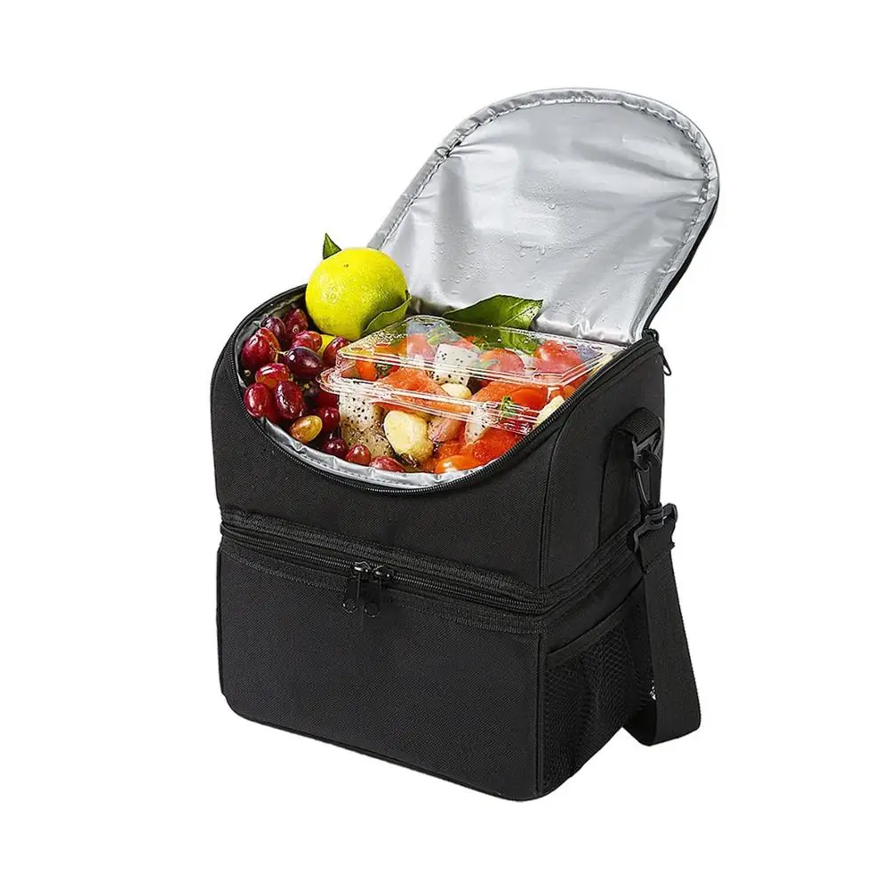 Двойная Сумка для льда, сумка для ланча, сумка-холодильник для пива