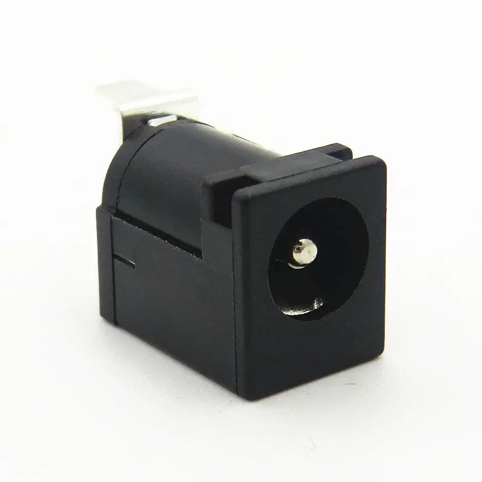 Right Angle Vertical 3 Pin 5.5mm Plug Adapter Through Hole Female Laptop Dc Power Connector Jack