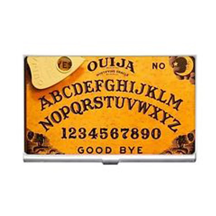 Ouija Board Business Credit Name Id Card Holder