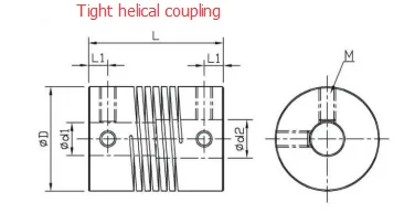 tapered flexible rubber shaft coupling with flange
