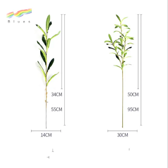 Artificial olive leaves wholesale