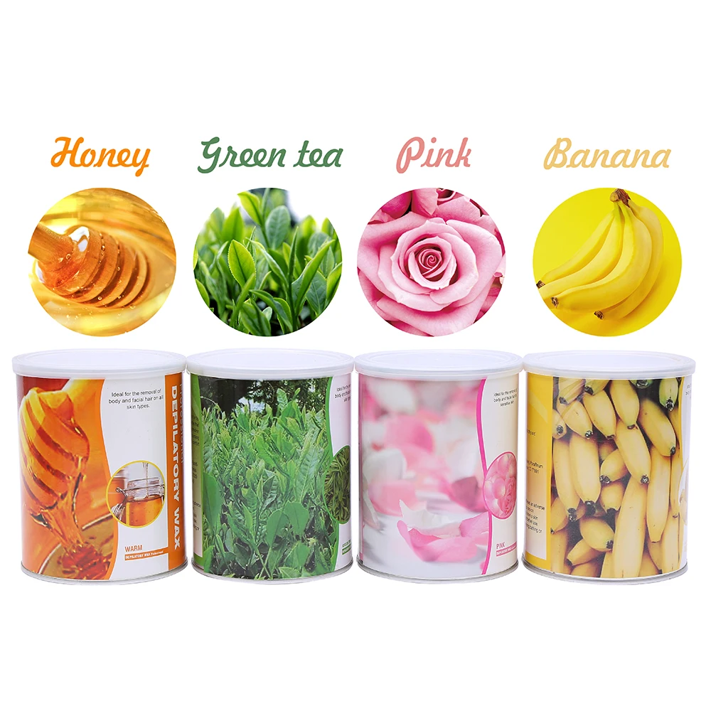 800g OEM odm factory cheap price Orange Flavor Hair Removal Warm Wax depilatory warm wax