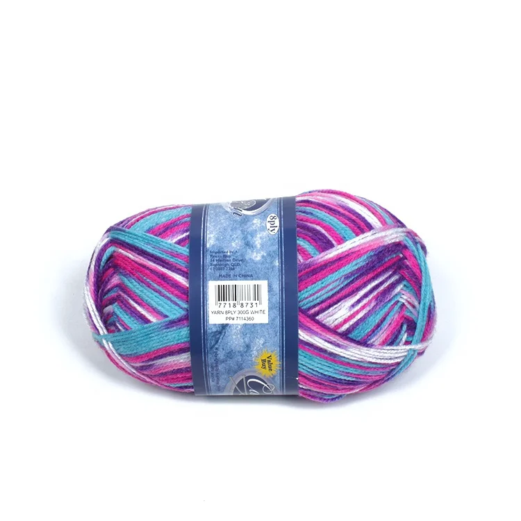 
Cheap Price 100% Acrylic Blended Knitting Yarn Free Samples Yarn For Hand Knitting 