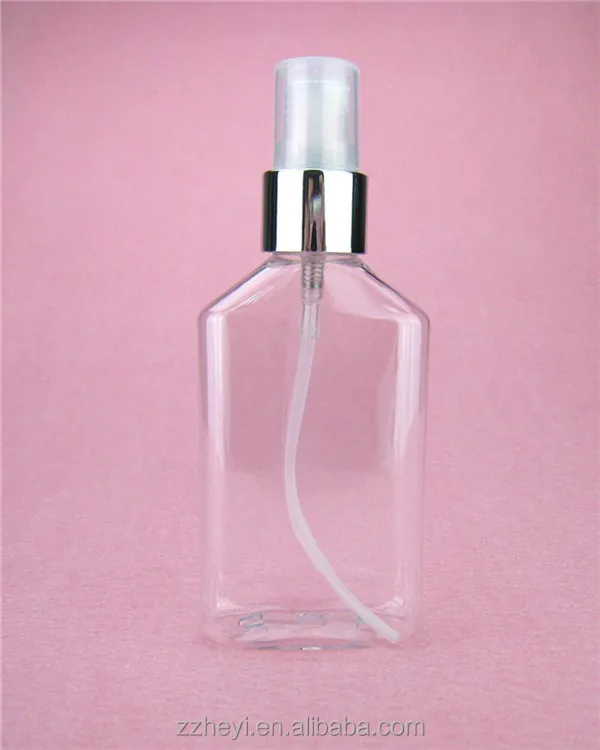 
3oz 85ml transparent rectangular pet liquid bottle for sale 
