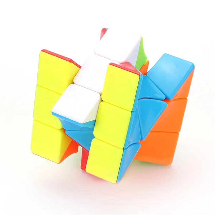 
DIY toy colorful 6cm twisty puzzle toy plastic 3d cube puzzle for children play 