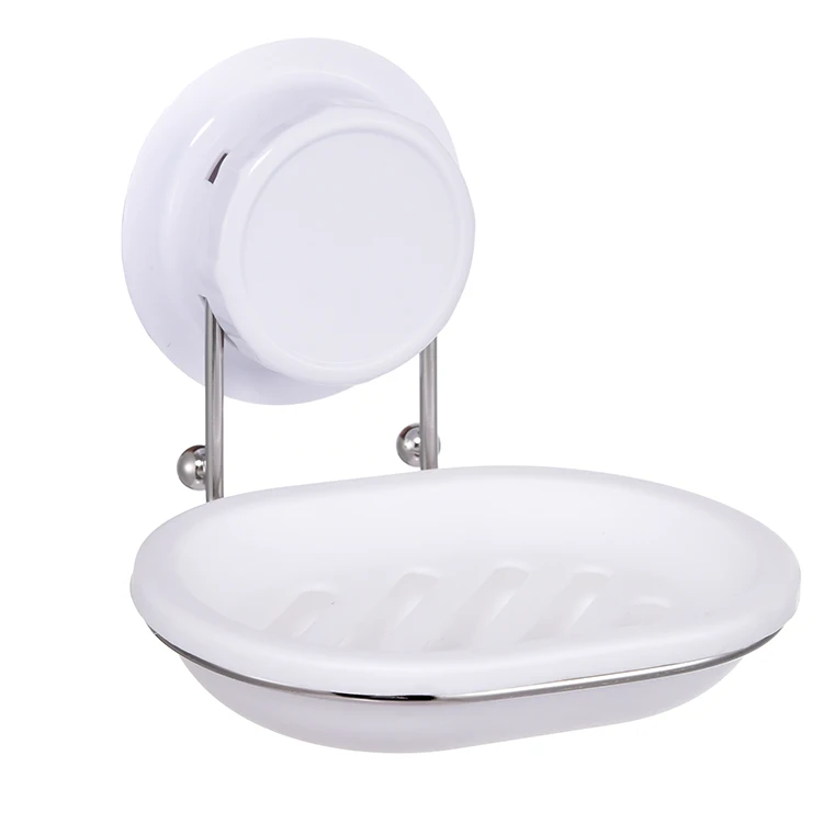 
Bathroom kitchen rose gold suction hanging soap dish holder soap basket holder 