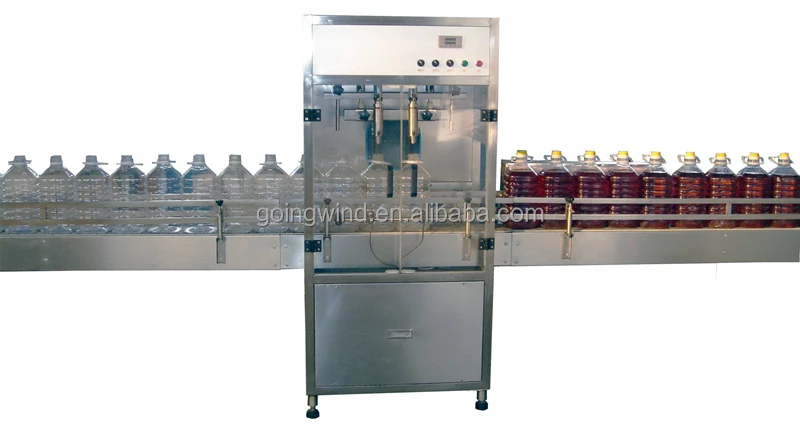 Automatic cooking oil bottling machine auto edible oil filling and sealing machine packing line cheap price for sale