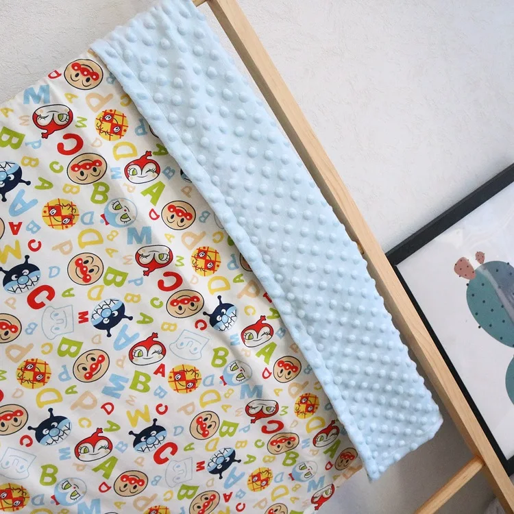 Double Sided Blankets Printed Throw Blanket Minkly Blanket for baby
