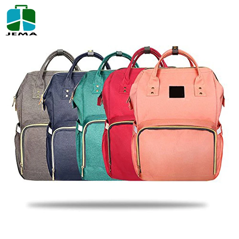 Лидер продаж, Большой Вместительный рюкзак карамельного цвета, сумка для подгузников для путешествий, оптовый производитель в Китае