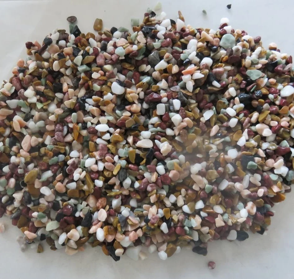 Красочный Пейзаж раздавленный камень Гравий