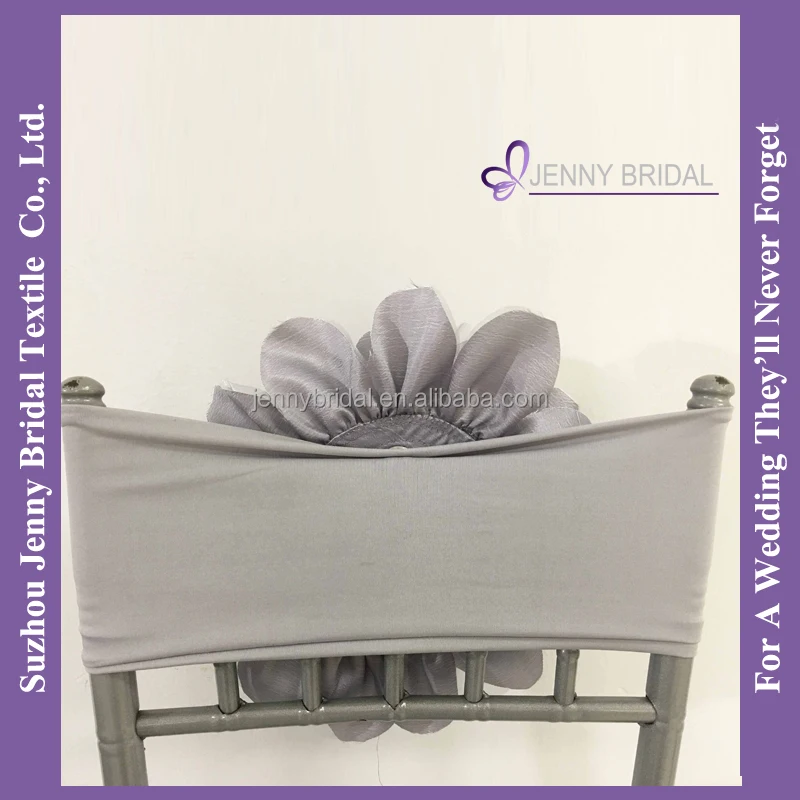 C418D organza taffeta fabric flower buy chair covers spandex
