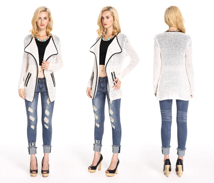 Competitive Price Superior Quality Embellished Wool Sweater Designs for Ladies