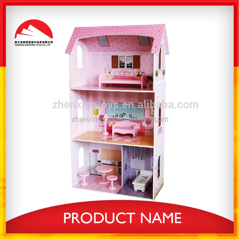 DIY wooden doll house for children