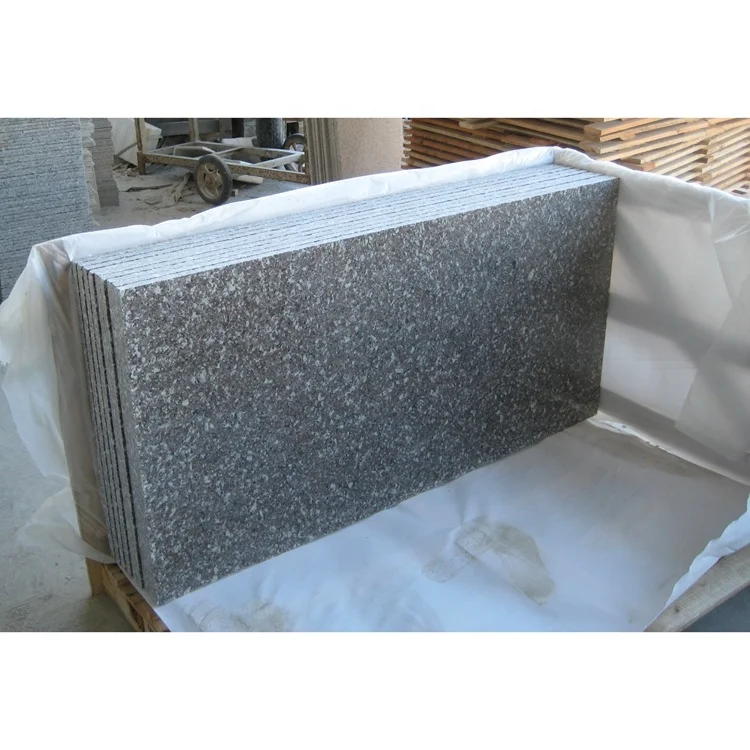 SHIHUI Polished Natural Stone Tile Floor G648 China Queen Light Pink Rose Granite Peony Chinese Style New Flamed Red Granite