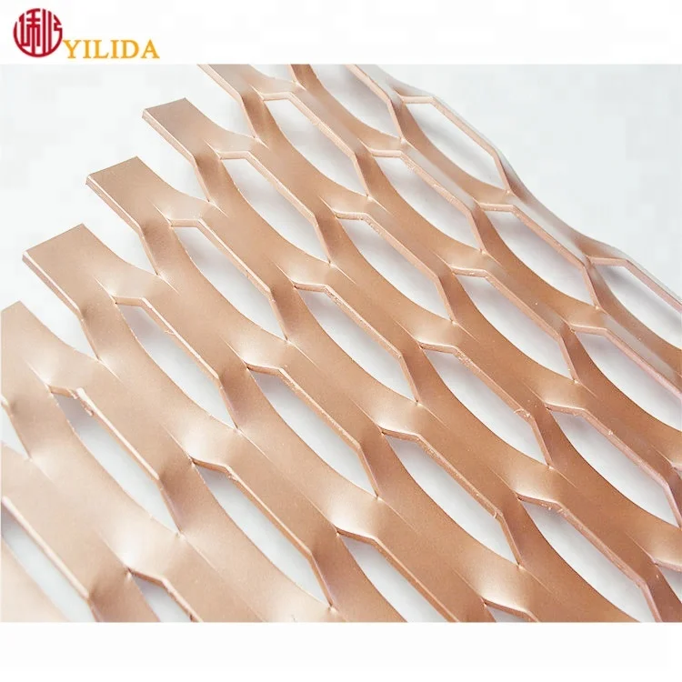 expanded metal fencing panel