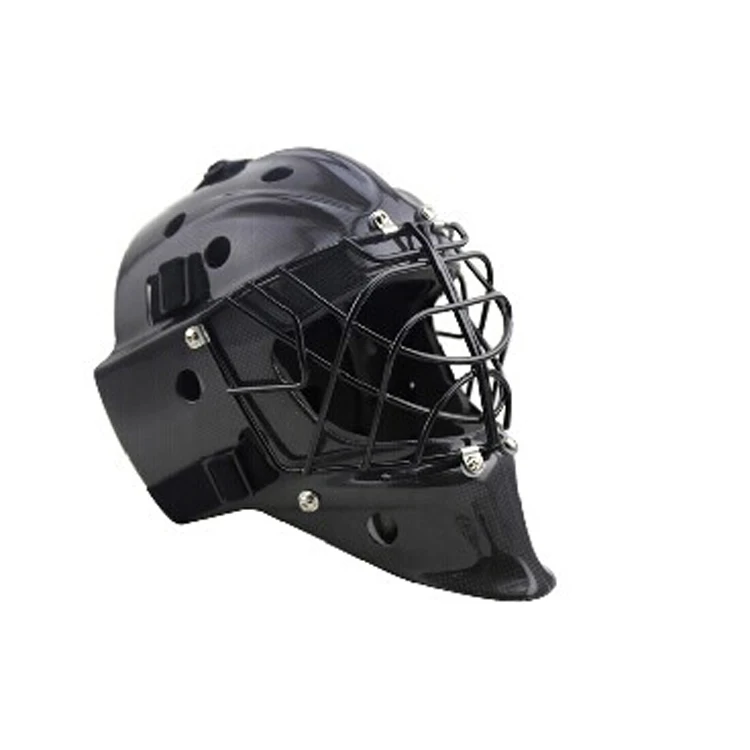 Adult High Quality Carbon Fiber Ice Hockey Goalie Helmet Head Protective Equipment