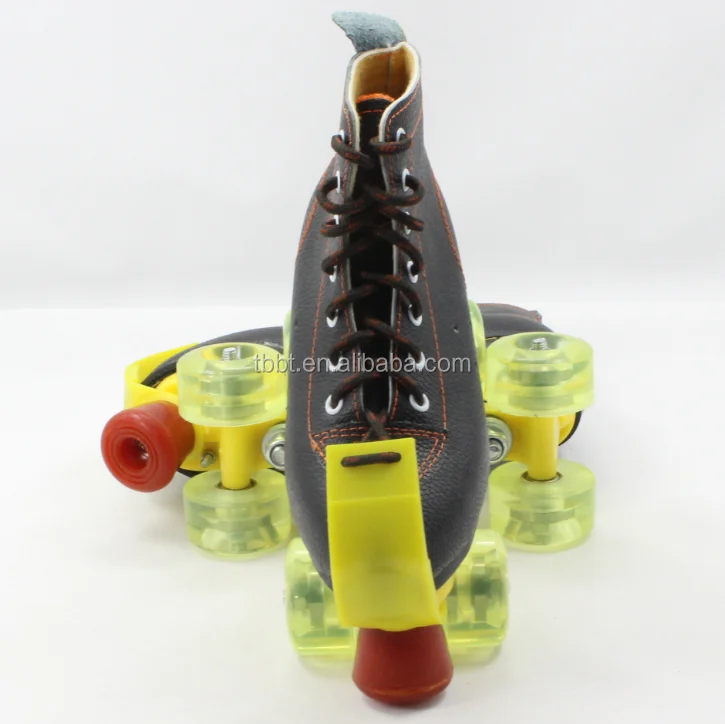 
BIGBANG 2018 high quality US market cowhide retro double wheel roller skate for adults 