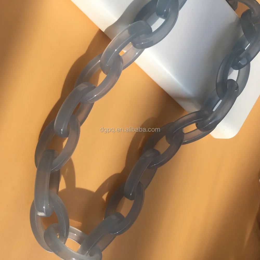 clear and transparency  acrylic hand bag chain handbag strap