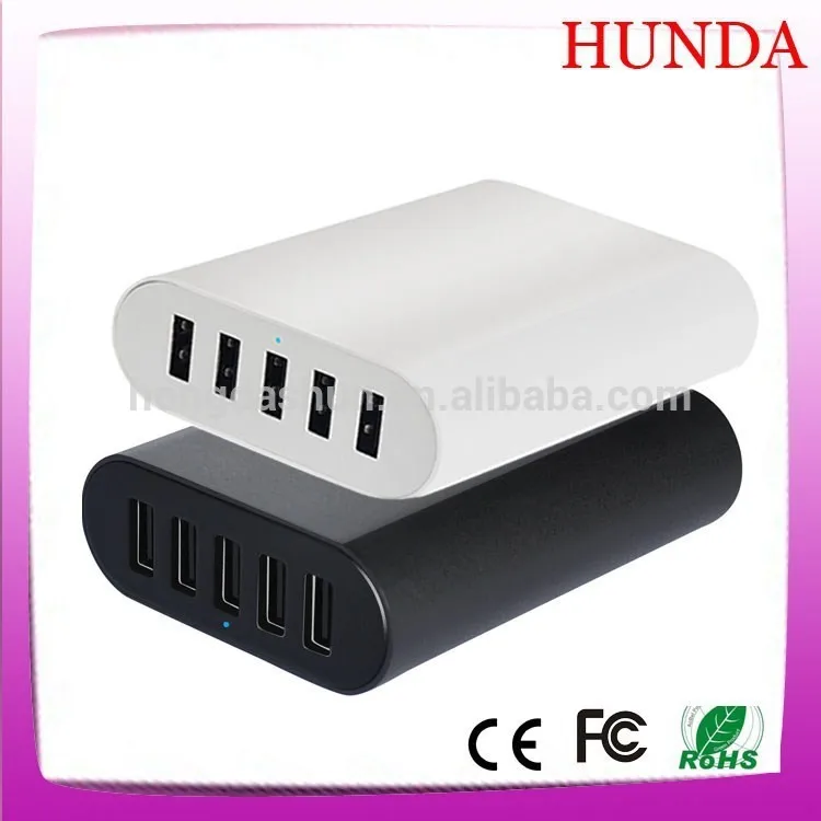 умное универсальное Микро USB зарядное устройство адаптер 10а / 12а 5-портовое 6-портовое 50w / 60w