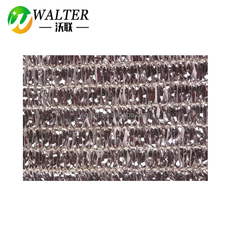 HDPE aluminet/aluminum shade cloth anti sun shade netting manufacturer