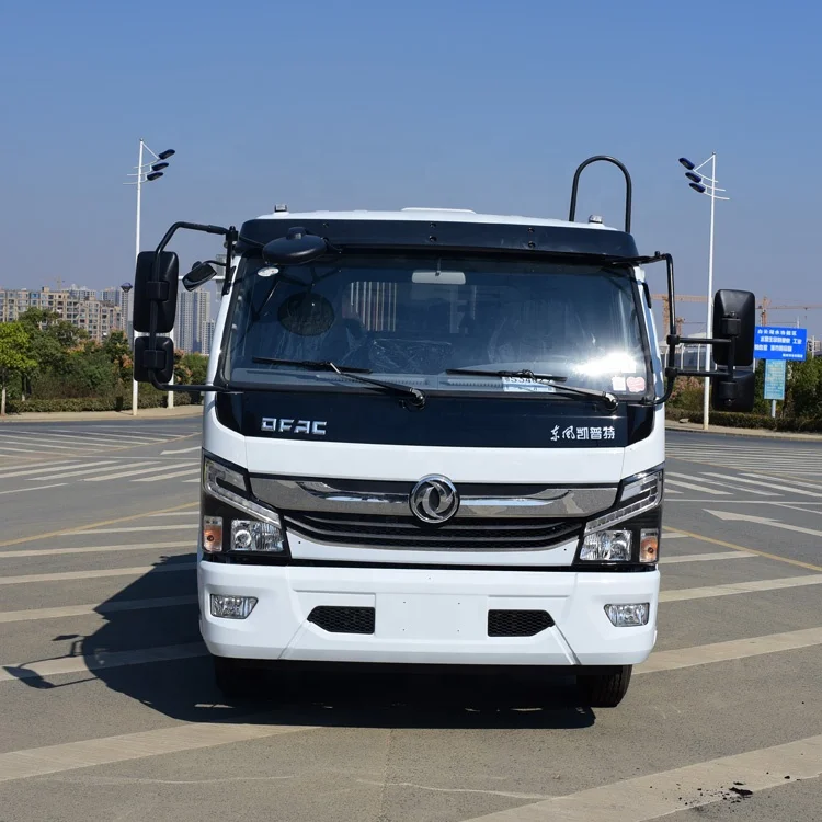 DFAC 8000L 8 cubic Euro5 small 4x2 rear loader compressed garbage trucks