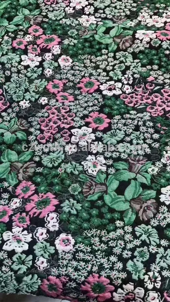 Цветочное плетеное жаккардовое платье-юбка из парчовой ткани 80 ярдов минимальный заказ