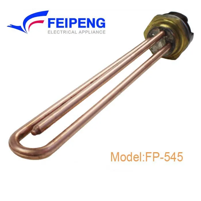 
220V 1.5kw 2kw 4kw copper brass tubular heating elements with thermostat 