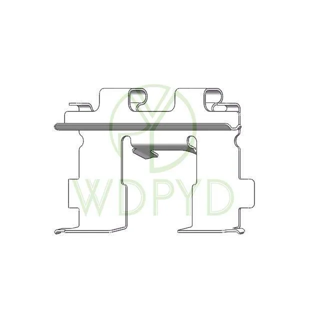 41012-53000 4108060Y25 BP4L33047A BRAKE PAD FITTING KIT ACCESSORY KIT FOR SUZUKI GRAND VITARA FOR NISSAN SUNNY 109-1253 MBA1253