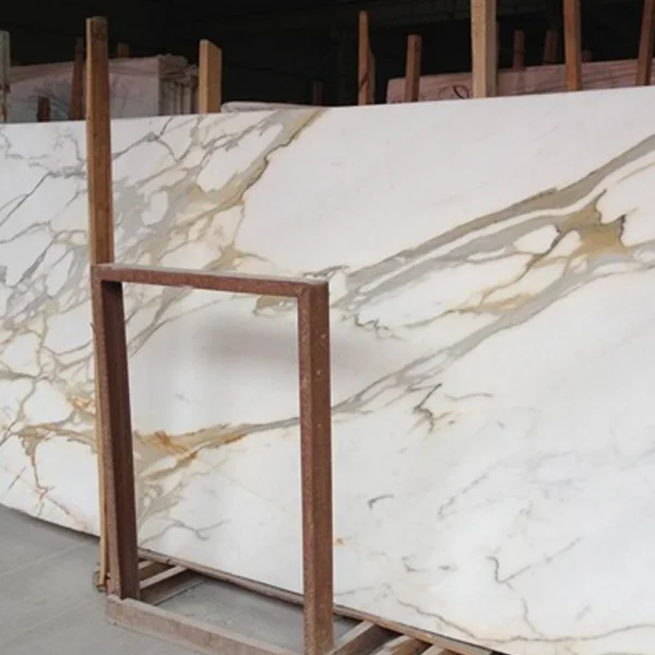 
hot sale italy calacatta gold marble slabs with gold veins 