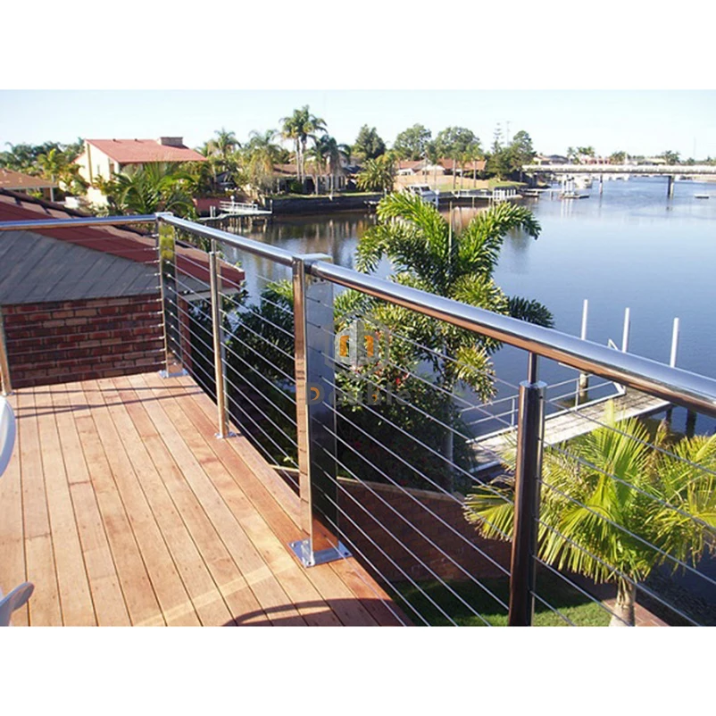 balcony stainless steel railing design garden fence wire fence