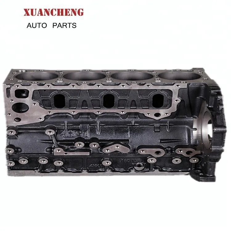 Milexuan Auto Parts 4HG1 Tractor Engine Short Cylinder Block For Isuzu 4Hg1 Engine