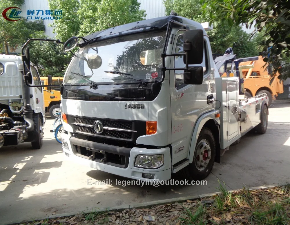 Dongfeng new model KAIPUTE right hand drive 3 tons capacity tow wrecker truck for sale