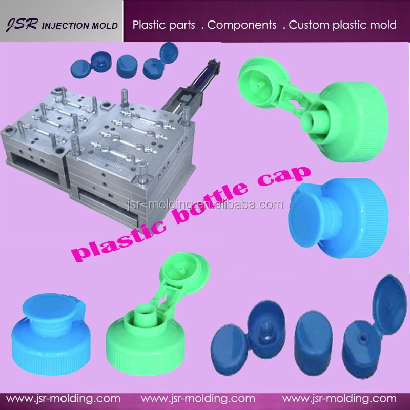 Plastic injection mold,mould. injection molding plastic sport water bottle cap push pull