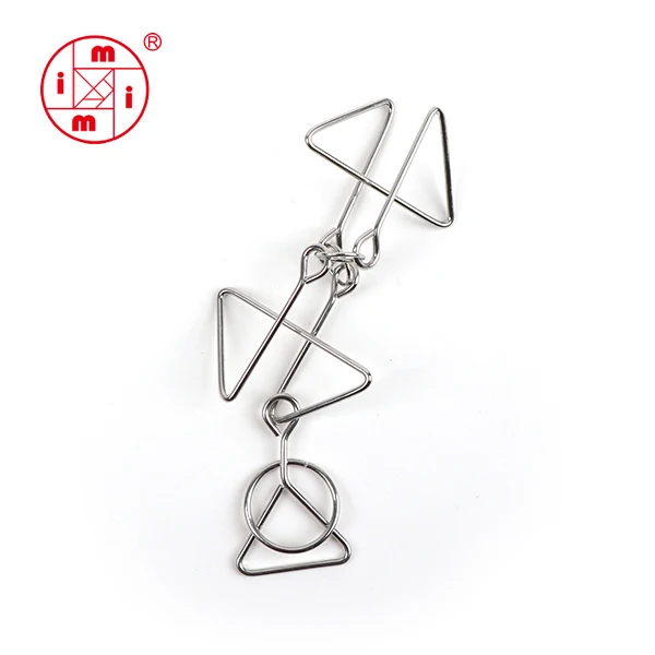 interlocking ring 3d metal puzzle with rings solution